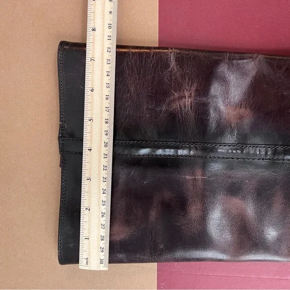 Frye Mustang pull on boot 150th Anniversary Edition. Dark brown leather Size 9m - Picture 4 of 12